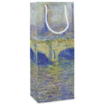 Waterloo Bridge by Claude Monet Wine Gift Bags - Gloss