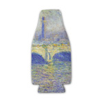 Waterloo Bridge by Claude Monet Zipper Bottle Cooler