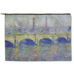 Waterloo Bridge by Claude Monet Zipper Pouch