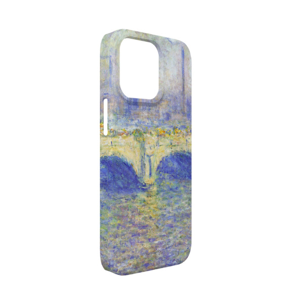 Custom Waterloo Bridge by Claude Monet iPhone Case - Plastic - iPhone 13 Mini