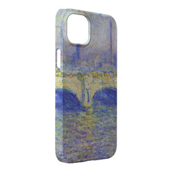 Waterloo Bridge by Claude Monet iPhone Case - Plastic - iPhone 14 Plus