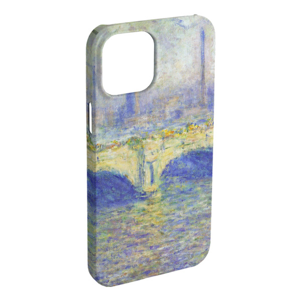 Custom Waterloo Bridge by Claude Monet iPhone Case - Plastic - iPhone 15 Plus