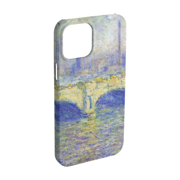 Custom Waterloo Bridge by Claude Monet iPhone Case - Plastic - iPhone 15 Pro