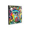 Abstract Eye Painting 12x12 Wood Print - Angle View