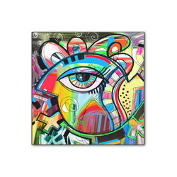 Abstract Eye Painting Wood Print - 12x12