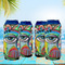 Abstract Eye Painting 16oz Can Sleeve - Set of 4 - LIFESTYLE