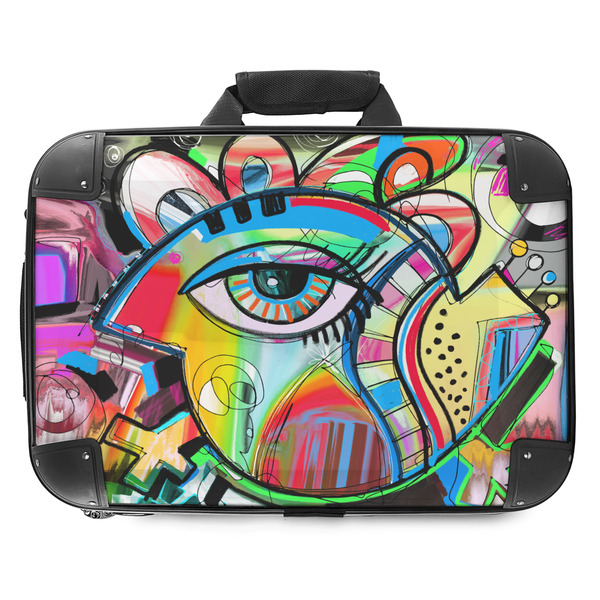 Custom Abstract Eye Painting Hard Shell Briefcase - 18"