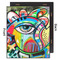 Abstract Eye Painting 20x24 Wood Print - Front & Back View