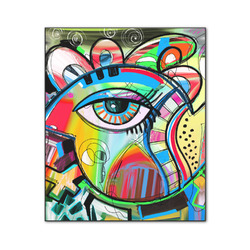 Abstract Eye Painting Wood Print - 20x24