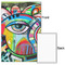 Abstract Eye Painting 20x30 - Matte Poster - Front & Back