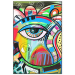 Abstract Eye Painting Wood Print - 20x30