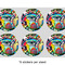 Abstract Eye Painting 3" Multipurpose Round Labels - Sheet