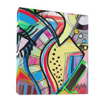 Abstract Eye Painting 3 Ring Binder - Full Wrap - 1"