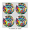 Abstract Eye Painting 4" Multipurpose Round Labels - Sheet