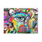 Abstract Eye Painting 5'x7' Patio Rug - Front/Main