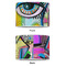 Abstract Eye Painting 8" Drum Lampshade - APPROVAL (Poly Film)