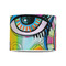 Abstract Eye Painting 8" Drum Lampshade - FRONT (Poly Film)