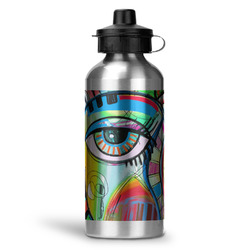 Abstract Eye Painting Water Bottles - 20 oz - Aluminum