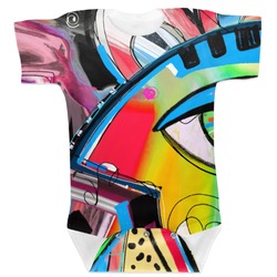 Abstract Eye Painting Baby Bodysuit 6-12