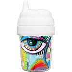 Abstract Eye Painting Baby Sippy Cup