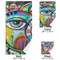 Abstract Eye Painting Bath Towel Sets - 3-piece - Approval