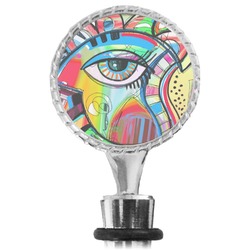 Abstract Eye Painting Wine Bottle Stopper