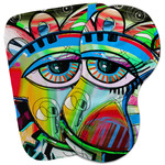 Abstract Eye Painting Burp Cloth