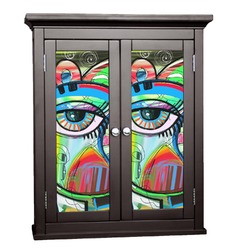 Abstract Eye Painting Cabinet Decal - Medium