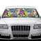 Abstract Eye Painting Car Sun Shades - IN CONTEXT