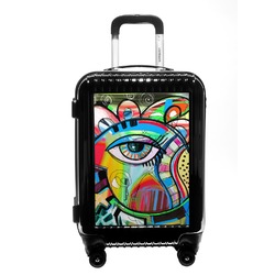 Abstract Eye Painting Carry On Hard Shell Suitcase