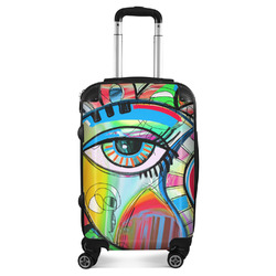 Abstract Eye Painting Suitcase - 20" Carry On