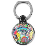 Abstract Eye Painting Cell Phone Ring Stand & Holder