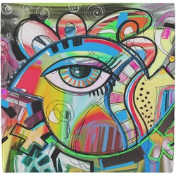 Abstract Eye Painting Ceramic Tile Hot Pad