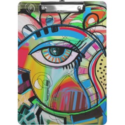 Abstract Eye Painting Clipboard (Letter Size)