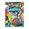 Abstract Eye Painting Comforter - Twin - Front