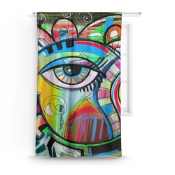 Abstract Eye Painting Curtain - 50"x84" Panel