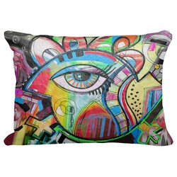 Abstract Eye Painting Decorative Baby Pillowcase - 16"x12"