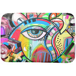 Abstract Eye Painting Dish Drying Mat