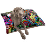 Abstract Eye Painting Dog Bed - Large