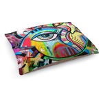 Abstract Eye Painting Dog Bed - Medium