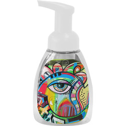 Abstract Eye Painting Foam Soap Bottle