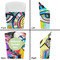 Abstract Eye Painting French Fry Favor Box - Front & Back View