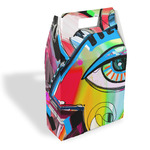 Abstract Eye Painting Gable Favor Box