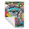 Abstract Eye Painting Garden Flags - Large - Single Sided - FRONT FOLDED