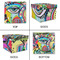 Abstract Eye Painting Gift Boxes with Lid - Canvas Wrapped - X-Large - Approval