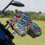 Abstract Eye Painting Golf Club Iron Cover - Set of 9