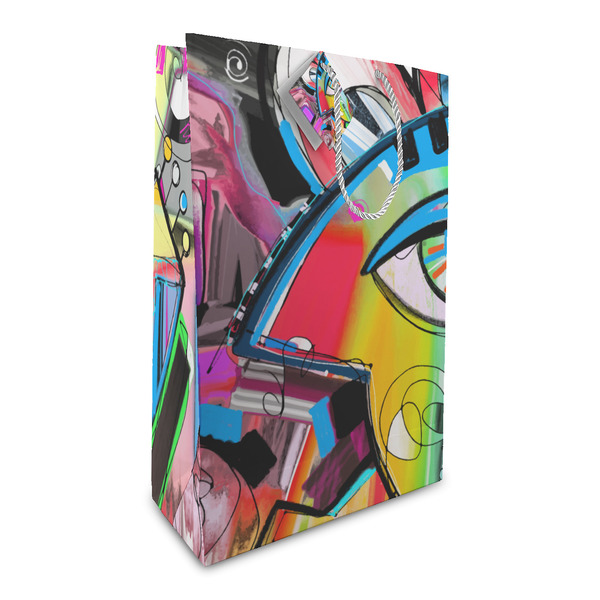 Custom Abstract Eye Painting Large Gift Bag