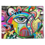 Abstract Eye Painting Single-Sided Linen Placemat - Single