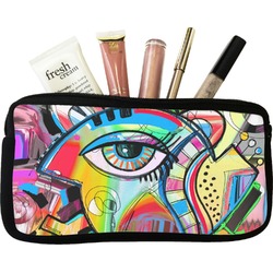 Abstract Eye Painting Makeup / Cosmetic Bag