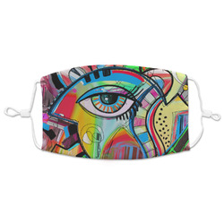 Abstract Eye Painting Adult Cloth Face Mask - XLarge